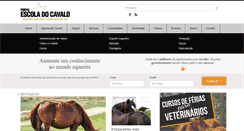 Desktop Screenshot of escoladocavalo.com.br